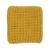 Coussin de sol en tricot, jaune - 55 x 55 cm